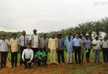 赤道几内亚农林、畜牧、森林与环境部驻巴塔代表视察参观农场